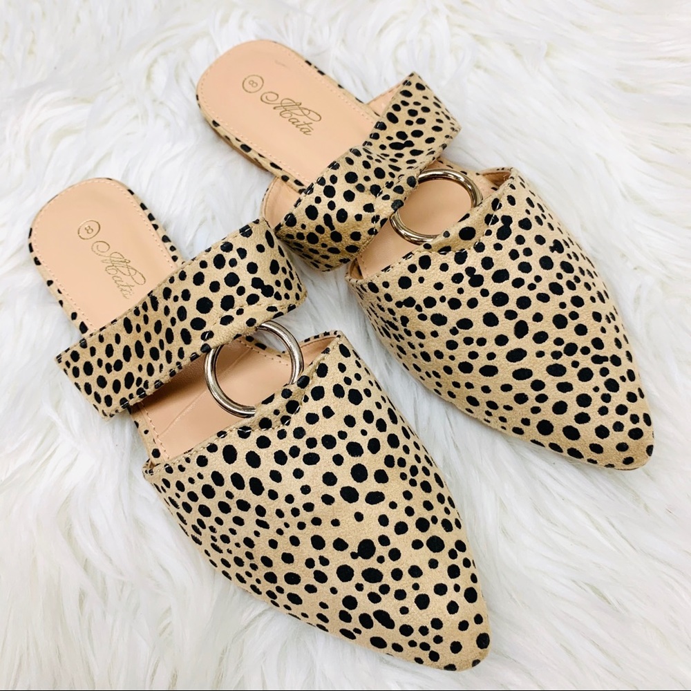 Leopard ring mule flat - Picture 5 of 6